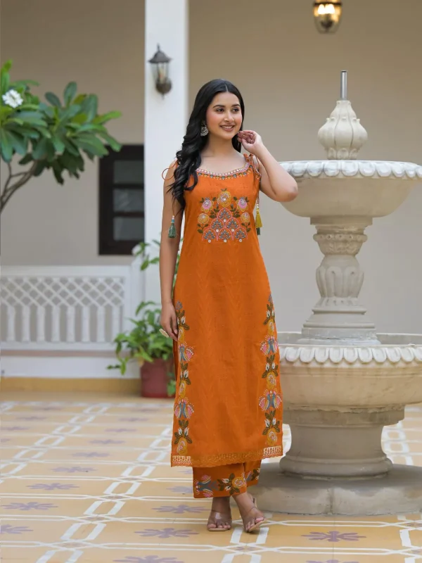 Orange Kurti