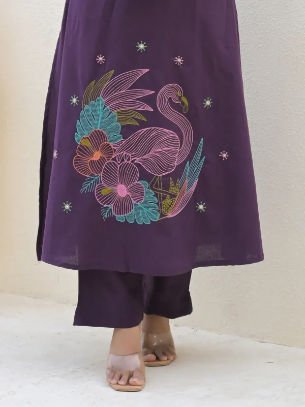 Purple Kurti