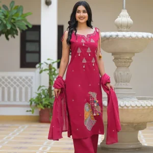 Dark Pink Kurti