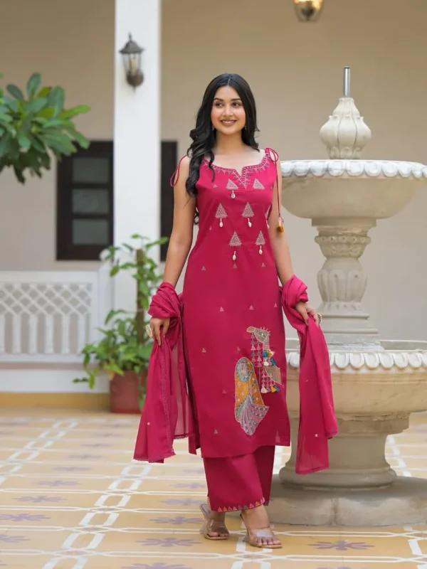 Dark Pink Kurti