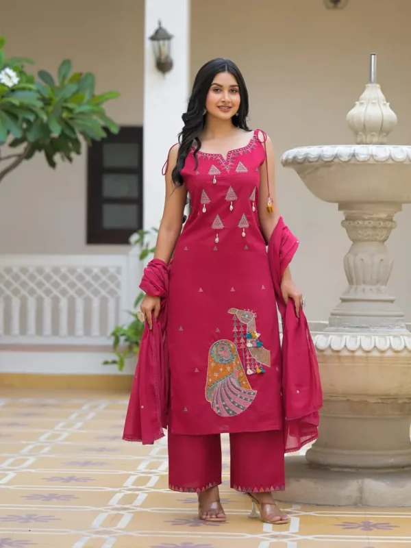 Dark Pink Kurti