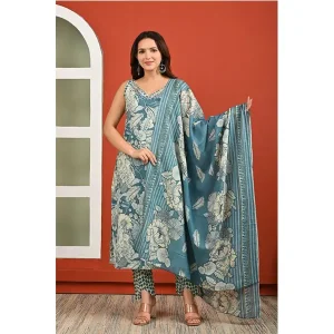 Untitled-8 BLUE COTTON KURTI