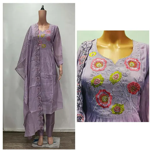 MAL CHANDERI KURTI
