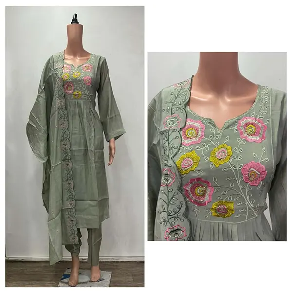MAL CHANDERI KURTI