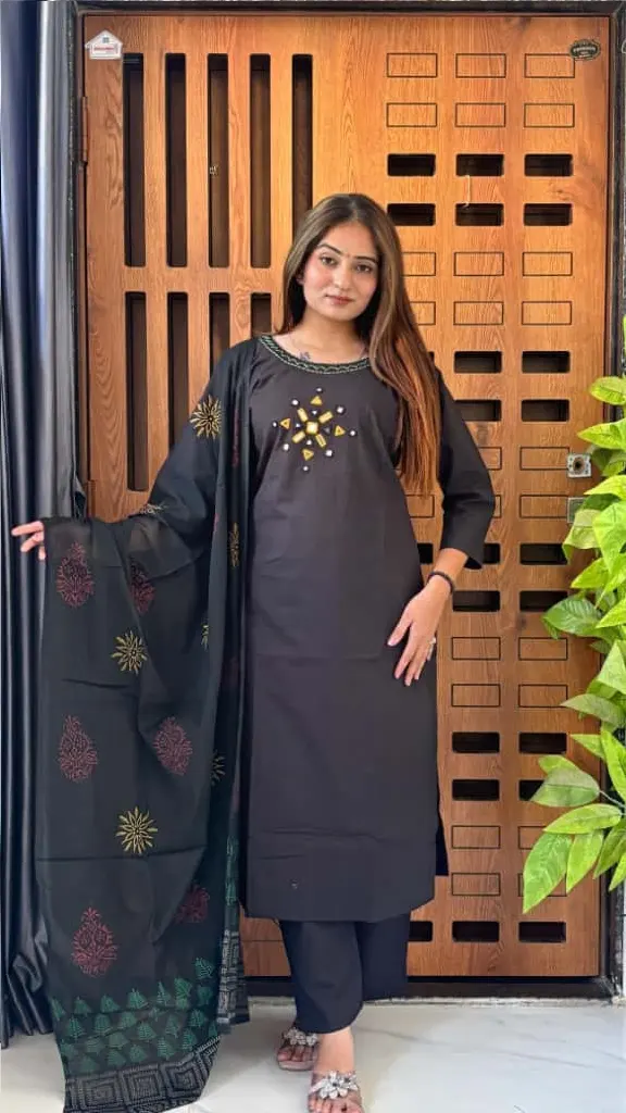 DHABU COTTON KURTI